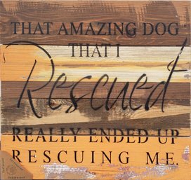 New- Sweet Bird & Co Dog Rescue Sign