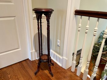 Barley Twist Style Wood Plant Stand