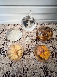 Group Of 4 Paperweights