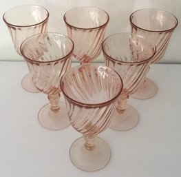 Vintage Swirl Pink Glasses 6