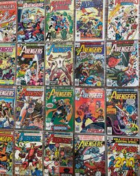 Vintage Lot Of 20 Marvel Comics Avengers Comic Books 1977-1986