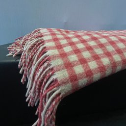 A Nina Campbell 100 Percent  Lambswool  Throw Blanket Made In  Scotland