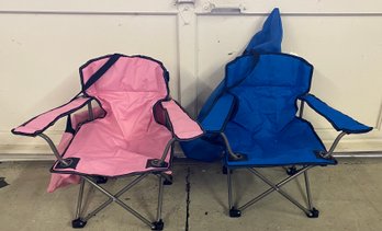 Two Children's Folding Chairs