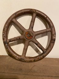 Vintage Cast Iron Valve Handle Wheel