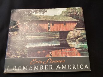 Eric Sloane I Remember America Coffee Table Book 1971
