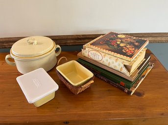 Cook Books, Lidded Pot, Temptation Mini Loaves Pan With Lid
