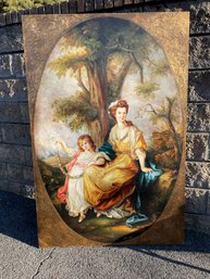L. Dupont Mother And Child Canvas  Print