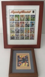 Legends Of Baseball Print & Stamps Of The Circus