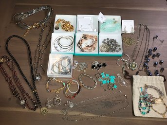 Over Thirty (30) Pieces Of Quality Jewelry - Some Sterling Silver - Some Is Brand New - BEAUTIFUL LOT !