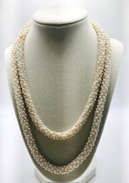 Vintage Faux Seed Pearl And Bead Necklace (1 Of 2)