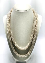 Vintage Faux Seed Pearl And Bead Necklace (2Of 2)