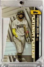 Fernando Tatis Jr. 2021 Topps 'Platinum Players' Die-cut Insert