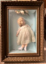 Shadow Box Framed Doll