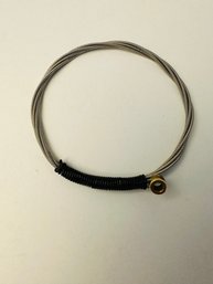 Size Small Upcycled From Guitar Strings Artisan Bangle Bracelet