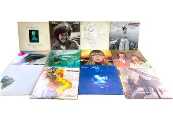 Collection Of 12 LP Albums - David Bromberg, Joni Mitchell And More (I)