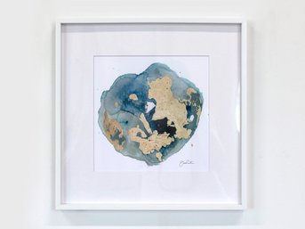 'Geode No. 1' - White Frame 12x12