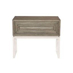 Bernhardt Interiors Goodman Nightstand In White Plaster 2 Of 2