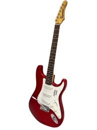 Cherry Red Electric Samic Guitar