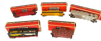 Lot Of 5 Lionel Train Cars 6467, 6414, 6346, 6427-1, 3562