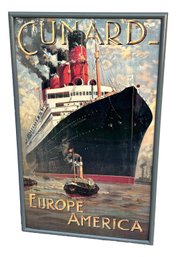 Cunard Europe America Poster