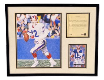 Buffalo Bills Jim Kelly Framed Sports Memorabilia
