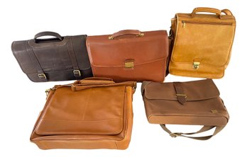 Lot Of 5 Leather Bags
