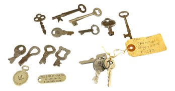 Geeley Clock Co Keychain, Ford Keys, Etc.