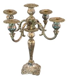 Baroque By Wallace Silverplate Candelabra