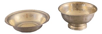 Pair Of Sterling Silver Bowls