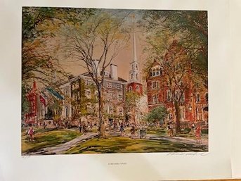 Harvard Yard Cambridge Print (Artist Proof) By Kamil Kubik