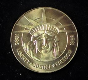 1886-1986 Statue Of Liberty Centennial 100th Anniversary Souvenir Token/Coin