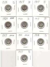 Mercury Dime  Lot 1  All Circulated