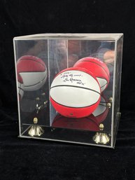 Lou Carnesecca Signed Mini Basketball #2