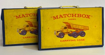 2 Vintage 1965 Matchbox Carrying Cases (EMPTY)
