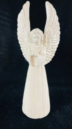 Ceramic Christmas Angel Candleholder