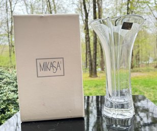 Mikasa Crystal Flower Vase