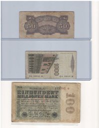 Foreign Paper Money Lot