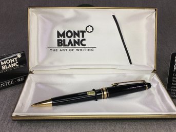 Fantastic Brand New MONT BLANC Mechanical Pencil - New In Box - Original Card And Case - Very Nice Piece !