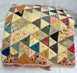 An Antique Hand Made Quilt - 83' X 86'