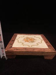 Wood And Tile Hot Plate Made In Italy