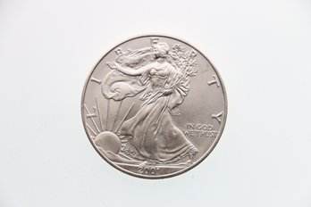 2001 Silver Eagle .999 One Ounce Coin