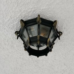 A Set Of 3 Stratford Hall Outdoor Ceiling Mount Fixtures By Minka Lavery