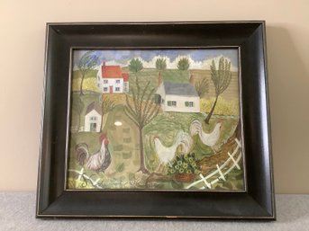 Spicher And Company Rooster Farm Print