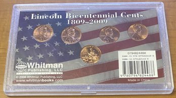 Lincoln Bicentennial Cents 1809-2009 5 Coins Set In Display Holder