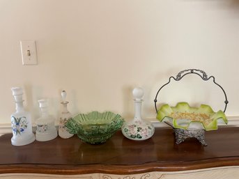 Collection Of Five Pieces Art Glass.