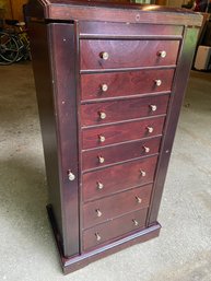 Jewelry Cabinet 18x14x39 8 Drawers Four With Compartments