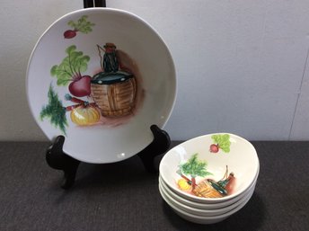 Salad Serving Bowl China Set