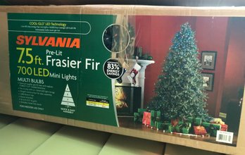 Pre-lit 7.5ft Frasier Fir Christmas Tree - Untested