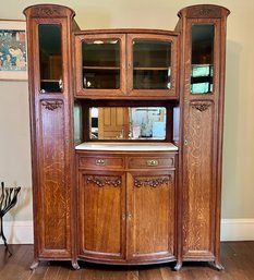 Art Deco Oak Dining Room Server/Armoire