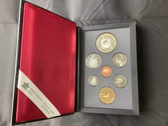 1988 Royal Canadian Mint Set Of Coins With COA
